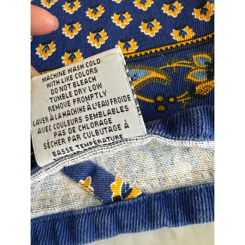 Williams Sonoma Marseille French Provincial Kitchen Towels Blue Yellow